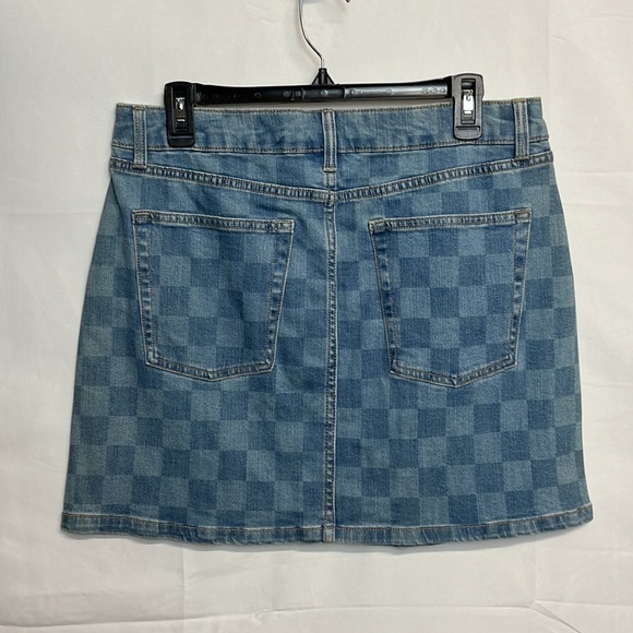 Wild fable blue plaid mini skirt - Picture 2 of 3